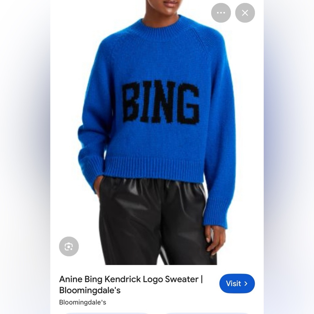 Anine bing kendrick sweater